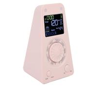 Fockety Metronomo digitale per pianoforte, chitarra, violino, con gamma di accordatura da 2A a 6A. Metronomo elettronico con altoparlante, dieci toni di battito integrati (PINK)