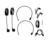 Fockety Microfonico Wireless per Sassofono, 1 Rimorchio 2 Microfono Una Clamp/Holder per Strumento per Sax, Tromba, Clarinetti, Violoncello, Computer, Telefono, Altoparlanti di