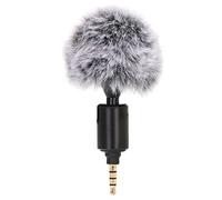 Fockety Microfono per smartphone, acquisizione audio attiva HD con riduzione del rumore, plug and play, antivento in spugna, ruotabile a 90 gradi per registrazione video (Tipo C)