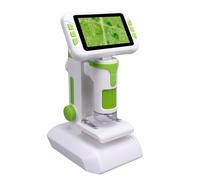 Fockety Microscopio 1600x per Bambini, Microscopio Digitale de 4 "per Foto e Video, Microscopi Portatili Ricaricabili, Kit di Scienze Educative per Ragazzi de 6 a 12 Anni (GREEN)