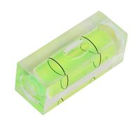 Fockety Mini Livella Quadrata a Bolla Piccola per Livellare la Testa della Fotocamera, Alta Precisione e Materiale Acrilico Trasparente