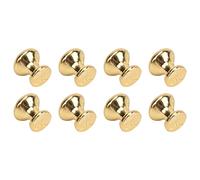 Fockety Mini Pomelli con Maniglia a Testa Rotonda in Stile Semplice, Maniglia per Porta della Casa delle Bambole in Scala 1:12 per Portagioielli e Scaffali per Libri (GOLD)