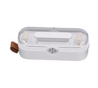 Fockety Mini Sigillatrice per Sacchetti, Termosigillatrice 2 in 1 con Taglierina, Senza Preriscaldamento per Sacchetti di Chips, di Snack, di Biscotti, Striscia (WHITE)