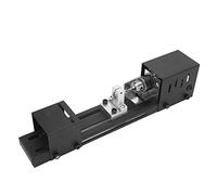 Fockety Mini tornio, tornio per Legno di Potenza da banco Regolabile a 7 velocità, Strumento per tornio in Metallo a 8000 Giri/min. per Perline, Gioielli, per Lama da da 50