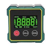 Fockety Misuratore Angolare Digitale, Strumento di Ricerca Angolare a Livello Elettronico con Base Magnetica, Campo di Misurazione 4x90° Precisione ± 0,2°, per Costruzioni