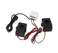Fockety Misuratore di Energia Intelligente, Telecomando del Contore di Energia Wifi con l'App Smart Life Tester a Guida Din 35mm 2x200a Trasformatore di Corrente AC90-250v Tensionee