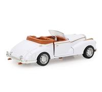 Fockety Modello di Auto Giocattolo Classico con Funzione di Musica e Illuminazione, Materiale Sicuro, Adatto Allo Sviluppo di abilità di Coordinazione Occhio-mano Nei Bambini (WHITE)