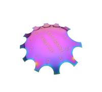 Fockety Modello di Nail Art in Acciaio Inossidabile del Sorriso Francese per Unghie Rapide e Affascinanti, per Saloni o Uso Personale