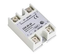 Fockety Modulo relè A Stato Solido Compatto SSR-80AA, relè Temporizzato Durevole con Tempo di Commutazione Breve per Protezione di Sicurezza e Regolazione Automatica - 80 A