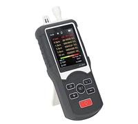 Fockety Monitorare della qualità 'Aria, Rilevatore Portatili Accurate Particelle 0,3μm a 10 μm, Tester di Riserati in Tempo Reale con Alloggiamento in Adds, per Ufficio Domestico