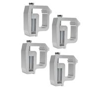 Fockety Morsetto per Portascale per Camion, Morsetto per Guscio per Resistente con Robusta Struttura in Metallo per 1500 2500 3500 Dakota Raider Titan (SILVER)