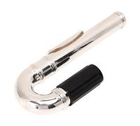 Fockety Nassofono Sax Bend Neck, 2,2 Cm Nichel Nerone Strumento Assebliaggio NOCK BEG di Sassofono, Tono Superiore, Ottima Faturra, Bocchino Sassofono per Sassofoni Contralto
