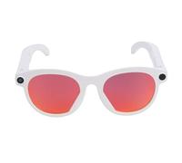 Fockety Occhiali Intelligenti AI per Uomo Donna, Occhiali Bluetooth con Traduzione in Tempo Reale con Fotocamera da 2 MP, Altoparlanti Auricolari Aperti (Montatura bianca con lenti trasparenti e