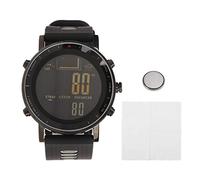 Fockety Orologio Sportivo Digitale, Orologio Digitale da Esterno Impermeabile con Altimetro, Barometro e Termometro, Orologio da Polso Digitale per Uomo e Donna, Pesca, Escursionismo (Nero Grigio)
