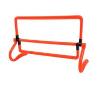 Fockety Ostacoli Regolabili per Calcio, Attrezzatura per Allenamento di velocità, per la Coordinazione della Potenza, per Calcio, Basket, Baseball, Atletica Leggera, Materiale PVC Arancione, Set da 5