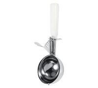 Fockety Pala di Gelato in Acciaio Inossidabile con una Maniglia Non Slittata per Semplici Lame di Impasto per Frutta e Biscotto per Negozio di Dessert e Uso Domestico (8 cm)