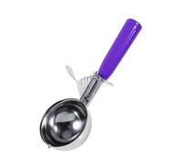 Fockety Pala di Gelato in Acciaio Inossidabile con una Maniglia Non Slittata per Semplici Lame di Impasto per Frutta e Biscotto per Negozio di Dessert e Uso Domestico (4,2 cm)