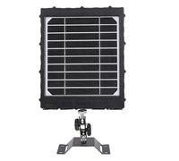 Fockety Pannello Solare della Telecamera Trail, Caricatore Solare in Silicone Monocristallino da 8000Mah con Porte USB per Accessorio per la Caccia Alla Fotocamera da Gioco All'aperto