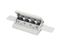 Fockety Perforatrice a fungo, perforatrice a 4 fori con posizionamento preciso della scala per documenti, capacità carta 3 fogli 100 g, multifunzionale per quaderni fai da te, diari,