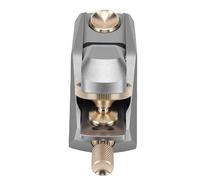 Fockety Pialla a Mano, Pialla per Legno Ad Angolo Basso da 33 Gradi, da Banco in Lega di Alluminio e Ottone con Impugnatura Ergonomica Lama da 22 Mm, per Rifilare Piallatura
