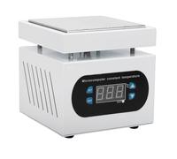 Fockety Piastra Riscaldante per Saldatura, Stazione di Preriscaldamento per Microcomputer LED da 350 W 100 X 100 Mm, Riscaldatore di Rilavorazione Piastra Calda per Saldatore PCB (Spina europea)