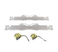 Fockety Piastre Universali per Strumenti di Allineamento Ruote in Acciaio Inossidabile per Misurare con Precisione la Distanza Coassiale, Adatte per Auto, Berline, SUV, Include 2 Metri a Nastro