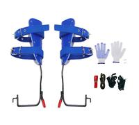 Fockety Picchetti per Arrampicata Sugli Alberi, Picchetti in Acciaio con Cinghie Regolabili e Supporto per Gambe Imbottito, per Scalatori Professionisti e attività All'aperto Come la