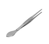 Fockety Pinzette per Bonsai Punte Seghettate Diritte in Acciaio Inossidabile Pianta in Vaso Strumento per Spatola per Allentare Il Terreno Antiruggine, Facile Manutenzione