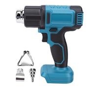 Fockety Pistola Termica da 350 W, Controllo della Temperatura Variabile da 60 a 540 °C, Riscaldamento Rapido, Senza Fili, con 3 Ugelli e Protezione Contro il Surriscaldamento