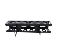 Fockety Porta Pistole per Sigillante Siliconico, Supporto per Organizer per Tubi Metallici per Montaggio a Parete con Spazio di Archiviazione a Doppio Strato per Officina di Garage (6 slot)