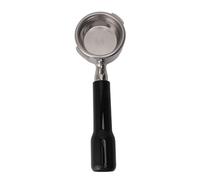 Fockety Portafiltro Senza Fondo da 58 mm per, Portafiltro Senza Fondo a 2 spighe in Acciaio Inox con cestello filtrante, Compatibile per Classic, Espresso Deluxe, Evolution
