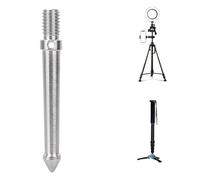 Fockety Punta per Treppiede in Acciaio Inossidabile con Interfaccia a Vite da 3/8 Pollici Accessori per Fotocamera per la Fotografia Naturalistica (8 cm)