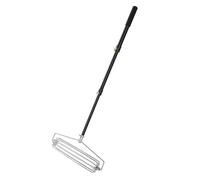 Fockety Rastrello Trappola Per Sabbia, Rastrello Per Bunker In Acciaio Inossidabile 304 Con Palo Retrattile In Lega Di Alluminio E Manico In Spugna EVA, Per Salto In Lungo Salto In Alto