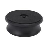 Fockety Registra lo Stabilizzatore di Peso, un Morsetto di Peso del Giradischi con Tampone Protettivo per Lettore a Disco in Vinile, Materiale in Lega di Alluminio, Smorzamento delle (BLACK)