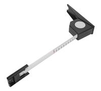 Fockety Righello a Nastro Retrattile Strumento Durevole per Misurare L'altezza per la Famiglia, Lungo 6,6 Piedi - Materiale ABS (BLACK)