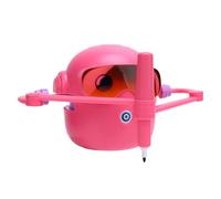 Fockety Robot da Disegno per Bambini, 100 Carte 12 Penne Nessuna App Richiesta Giocattolo da Disegno Automatico, Robot Educativo Interattivo con Set Completo per Bambini da 5 a 12 Anni
