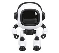 Fockety Robot intelligenti con intelligenza artificiale per bambini, parlanti, interattivi, con riconoscimento vocale, che cantano e raccontano storie. Giocattolo educativo (bianco)