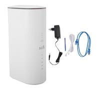 Fockety Router CPE 5G, router WiFi 6 dual band 2.4G 5.8G con slot per scheda SIM, 8 antenne ad alto guadagno e antenna 4x4MIMO, routers cellulari da 1800 Mbps per casa e ufficio (Spina europea)