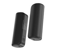 Fockety Scaldamani magnetici ricaricabili, confezione da 2, scaldamani elettrico da 6000mAh, riscaldamento rapido con 3 impostazioni, riscaldatore portatile per campeggio allaperto (BLACK)
