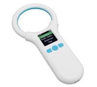 Fockety Scanner per Microchip per Animali Domestici, Scanner per Microchip per Animali a Doppia Frequenza 134,2 KHz 125 KHz, per per Cani con Batteria Ricaricabile da 800 MAh, Archiviazione di 500