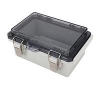 Fockety Scatola di Giunzione, Scatola ELETTRICA UNIVERNA Esterna IMPRIMABILE IP67 con Coperchio A Cerniera, Custodia per Progetti Elettrici in PLA Placila ABS