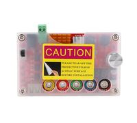 Fockety Scheda Alimentatore ATX, Uscita Tensione Regolabile 3,3 V 5 V 12 e ADJ da 1,8 A 10,8 con Protezione di Sicurezza Corrente Massima A, Kit Custodia in Acrilico con Display LED per Fai da Te