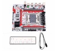 Fockety Scheda Madre X99 per LGA 2011-3, per CPU Xeon 2011 E5 V3 V4 DDR3, Scheda Madre Micro ATX DDR3 a 4 Canali da 128GB, NVME/NGFF M.2, da Gioco Serial ATA 2.0 3 Gbps