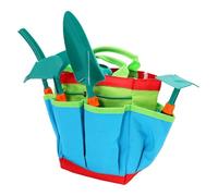 Fockety Set di Attrezzi da Giardinaggio per Bambini, Set da Giardinaggio per stimolare la creatività con annaffiatoio, Paletta, rastrello, forca e Borsa, Regali per Bambini e Bambine