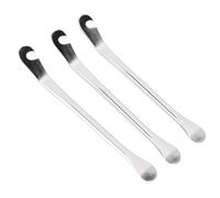 Fockety Set di Barre Leve per Pneumatici, Design Ergonomico da 3 Pezzi per Rimozione Pneumatici Senza Sforzo, Set di Cucchiai per in Metallo Resistente con Impugnatura Appositamente Progettata per