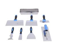 Fockety Set di Coltelli de Muro a Secco, Set di Coltelli de Cucciolo in Acciaio Inossidabile de 8 Pcs con Raschietto del Pittore e Padella di Fango de 14 ", per le Articolazioni