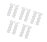 Fockety Set di Fibbie per Occhiali in Plastica Resistente, Strumento di Riparazione da 200 Pezzi per Negozi di Ottica e Officine di Riparazione Occhiali