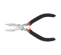 Fockety Set di Strumenti per Extension Capelli con Micro Anelli, Pettine Connettore Capelli Professionale, 4 Aghi + Pinze + 500 Micro Anelli per la Maggior Parte degli Stili, Nero (BLACK)