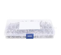 Fockety Set di Viti a Testa Svasata da 260 Pezzi in Acciaio Inossidabile M4/M5/M6 a Esagono Incassato, Elementi di Fissaggio di Alta qualità per L'industria Elettronica, Ideali per lo Stoccaggio e