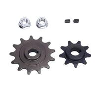 Fockety Set Pignoni Catena 420, Pignoni in Ferro d'acciaio da 9 Denti e 13 Denti, Pignone Motore per MY1016Z MY1018 Ingranaggio Spazzolato con Dadi e Chiavi Corte per Ciclismo Catena 420